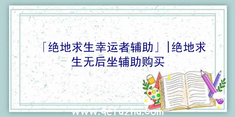 「绝地求生幸运者辅助」|绝地求生无后坐辅助购买